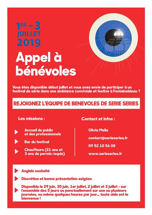 Fontainebleau Tourisme, partenaire officiel de série séries, vous fait part de cet appel à…