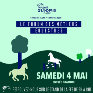 La Fédération Française d’Equitation sera présente demain au Grand Parquet pour vous donner de…