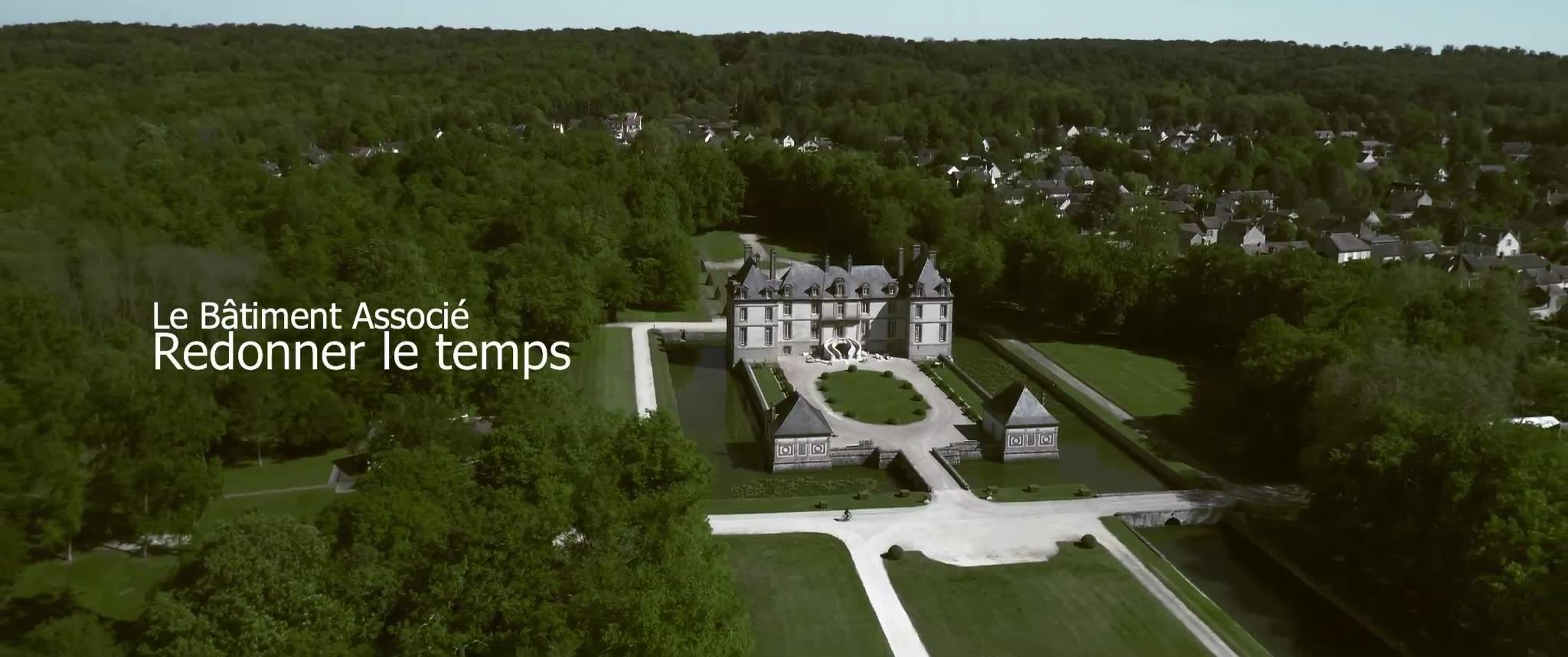 La rénovation de l’escalier du château de Bourron. Grâce à une opération de mécénat…