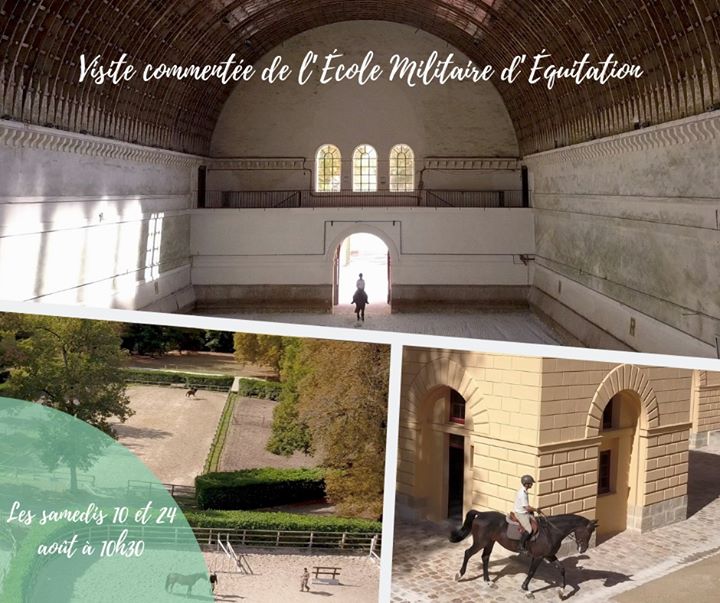 Profitez du mois d’août pour découvrir l’École Militaire d’Équitation à Fontainebleau ! Les samedis…