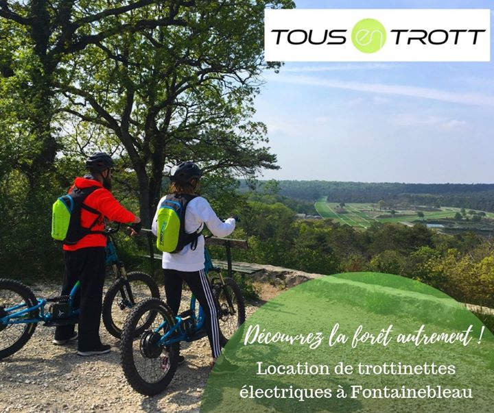 Nouveauté : location de trottinettes tout terrain électriques en région de Fontainebleau. Découvrez la…